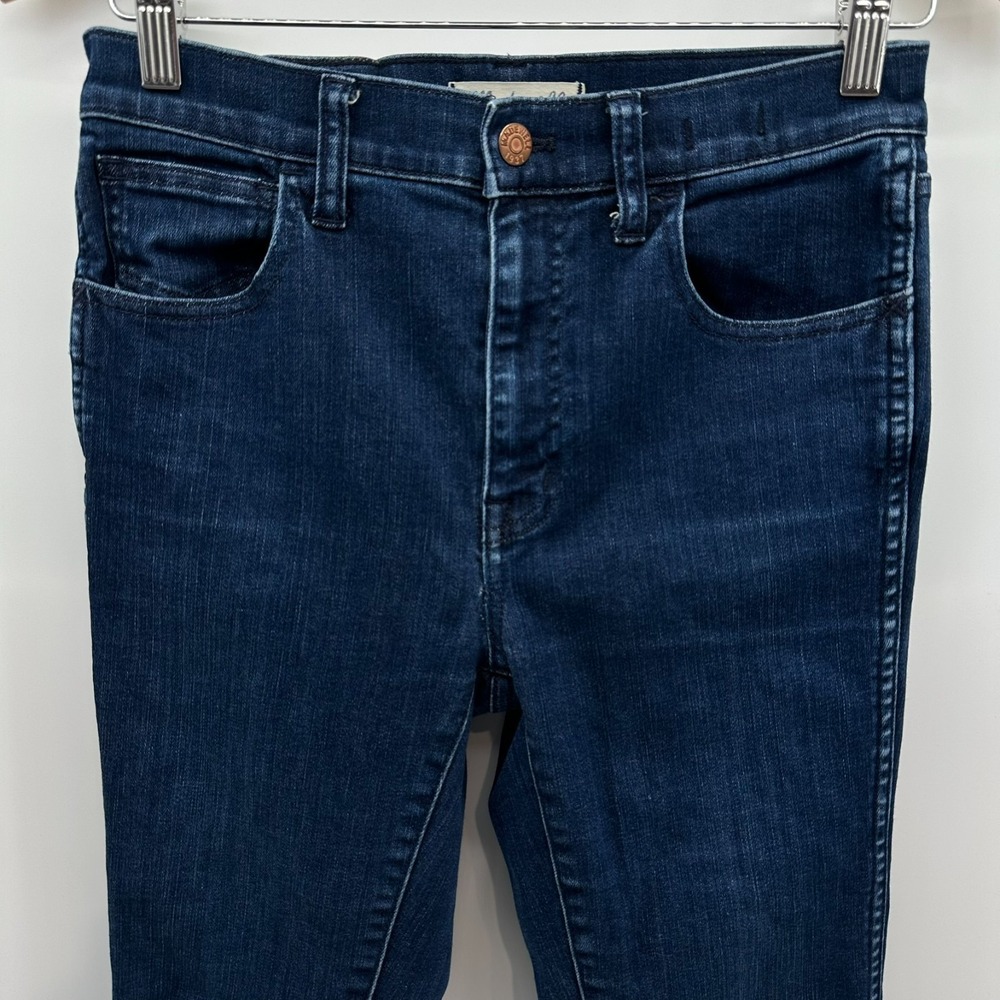 Madewell Jeans Womens 27‎ Blue Denim 10" Hi Rise Skinny Skinny Stretch 5-Pocket